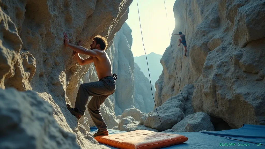 Comparativa visual entre boulder y escalada deportiva con cuerda