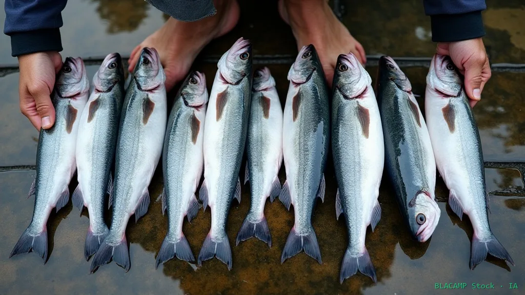 Especies de pesca de costa comunes mostrando sus diferencias