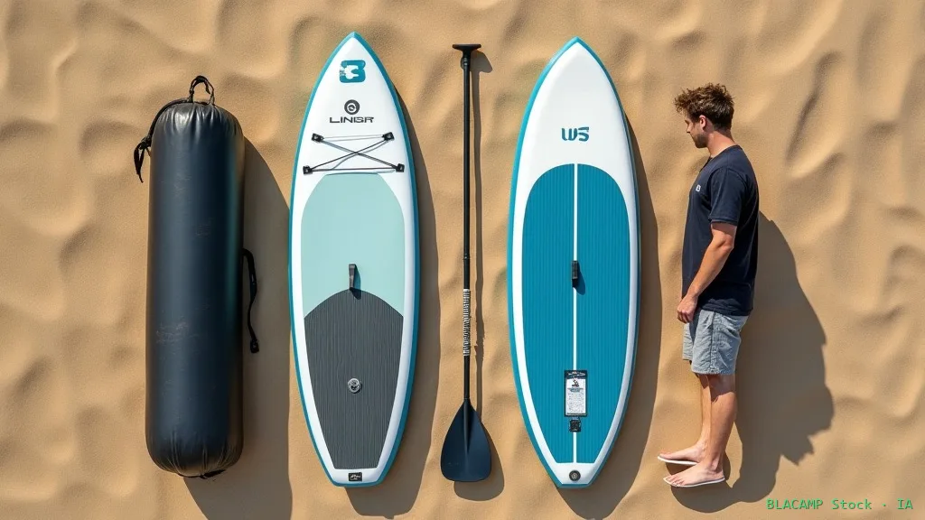 Comparativa entre tabla de SUP rígida e hinchable