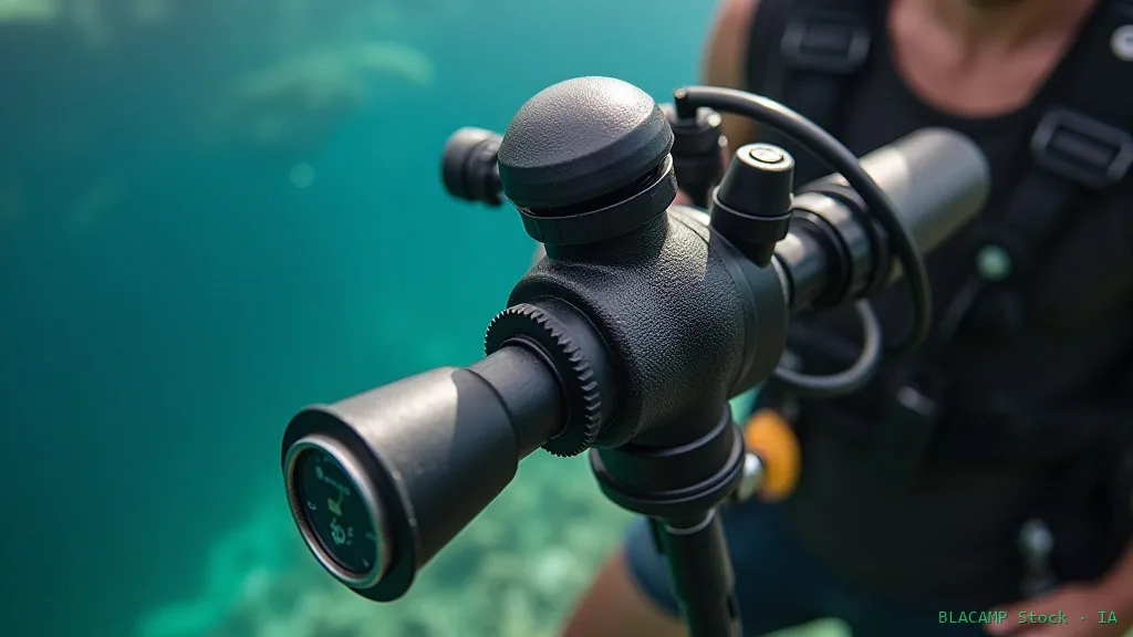 Regulador de buceo con capucha protectora tras el enjuague